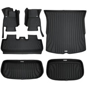 Tesla Model Y Floor Mats Extreme Coverage Vertical Stripe Accessories